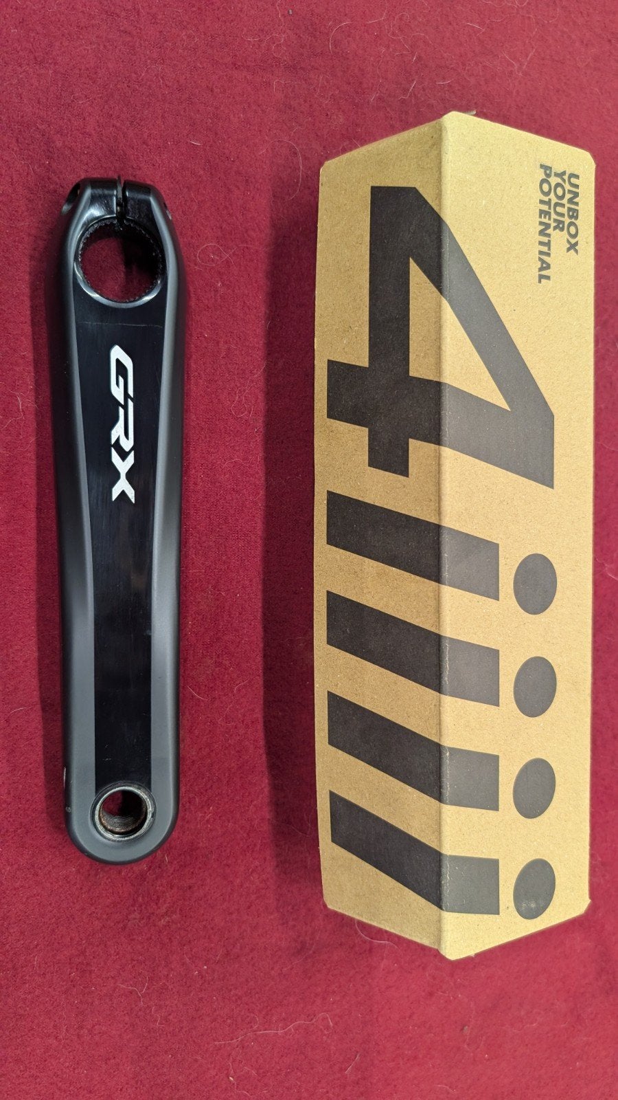 4iiii Precision 3+ Powermeter Crankarm Shimano GRX FC-RX810, Fietsen en Brommers, Ophalen, Zo goed als nieuw