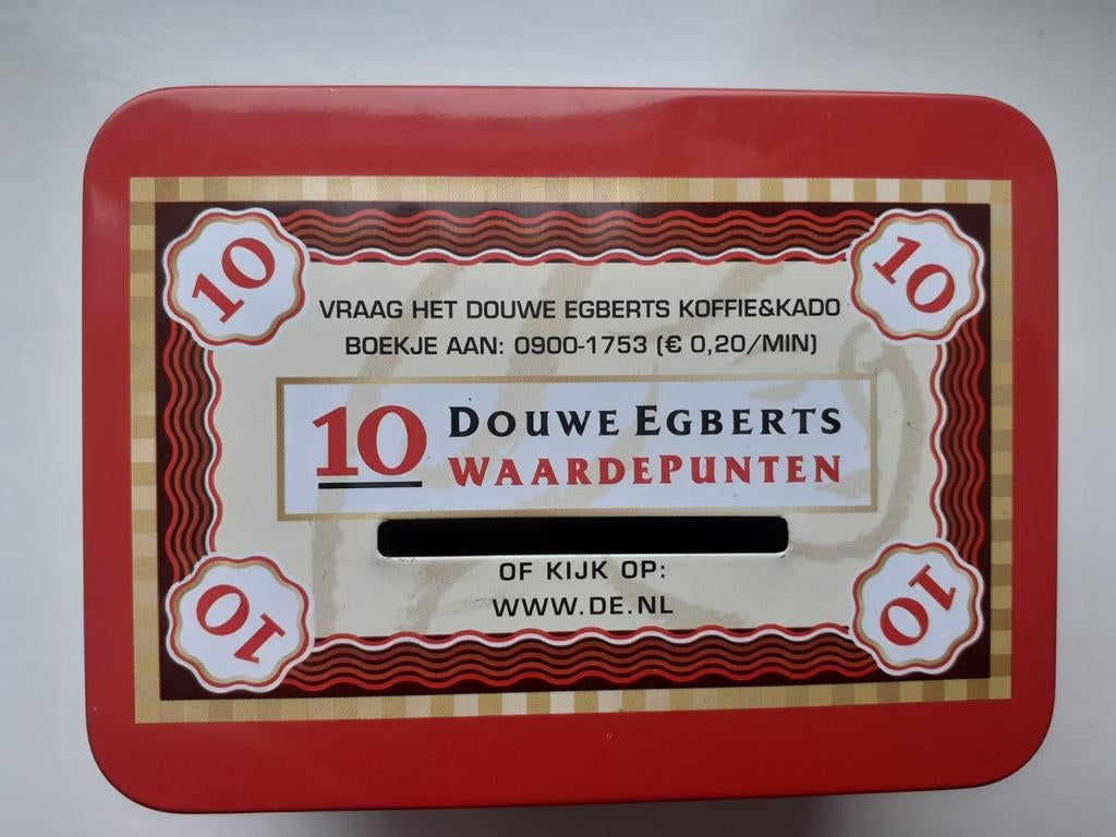 Douwe Egberts spaar punten blik, Hobby & Loisirs créatifs, Timbres épargne, Enlèvement ou Envoi