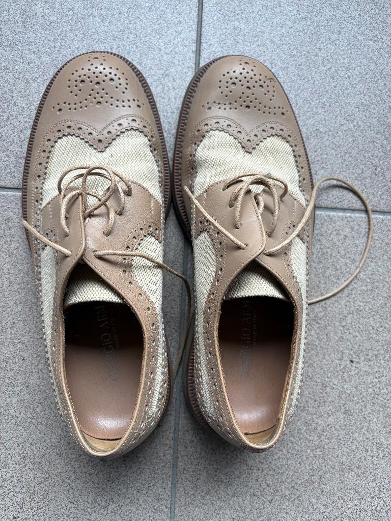 Armani schoenen maat 41, Vêtements | Hommes, Chaussures, Emporio Armani, Chaussures à lacets, Comme neuf, Brun