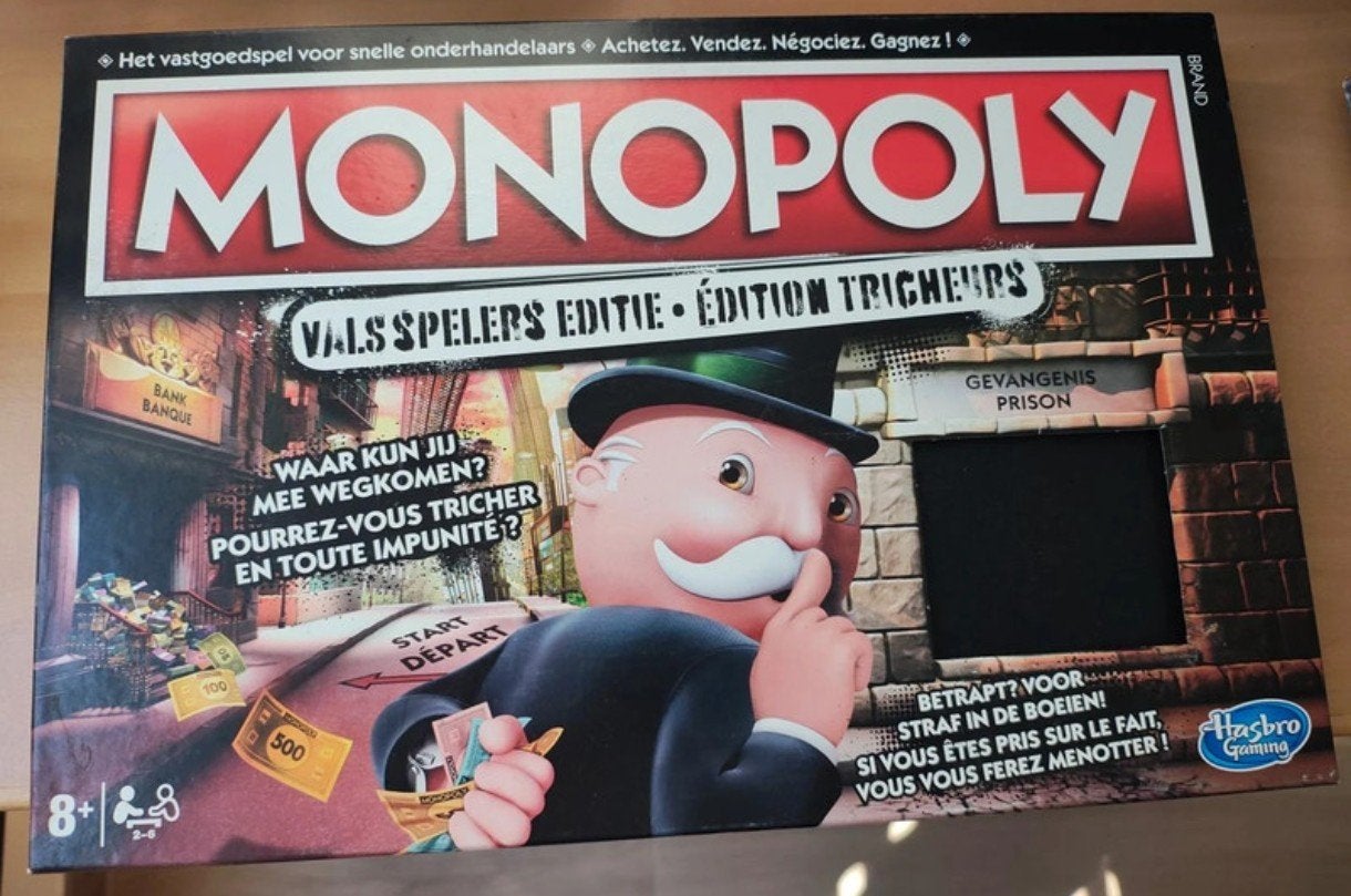 Monopoly Valsspelers Editie – Hasbro Gaming, Cinq joueurs ou plus, Enlèvement ou Envoi, Comme neuf, HASBRO