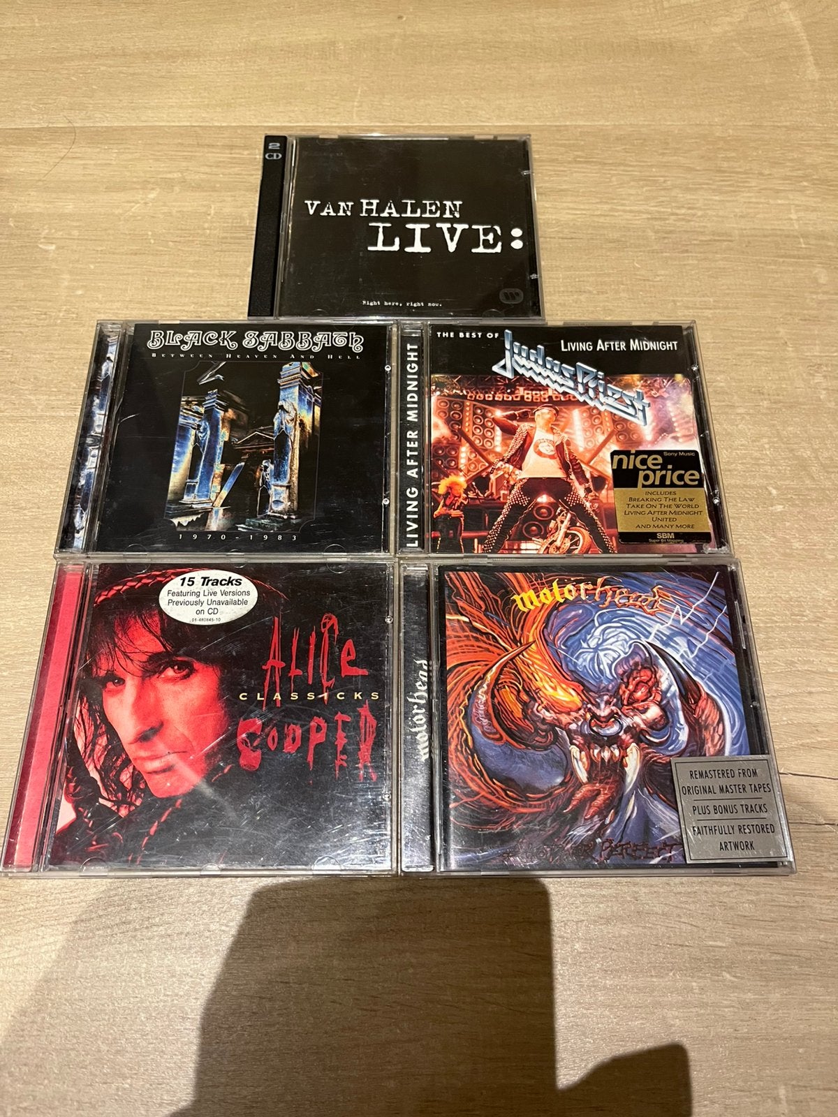 5 CD de hard rock, CD & DVD, CD | Hardrock & Metal, Enlèvement ou Envoi, Utilisé