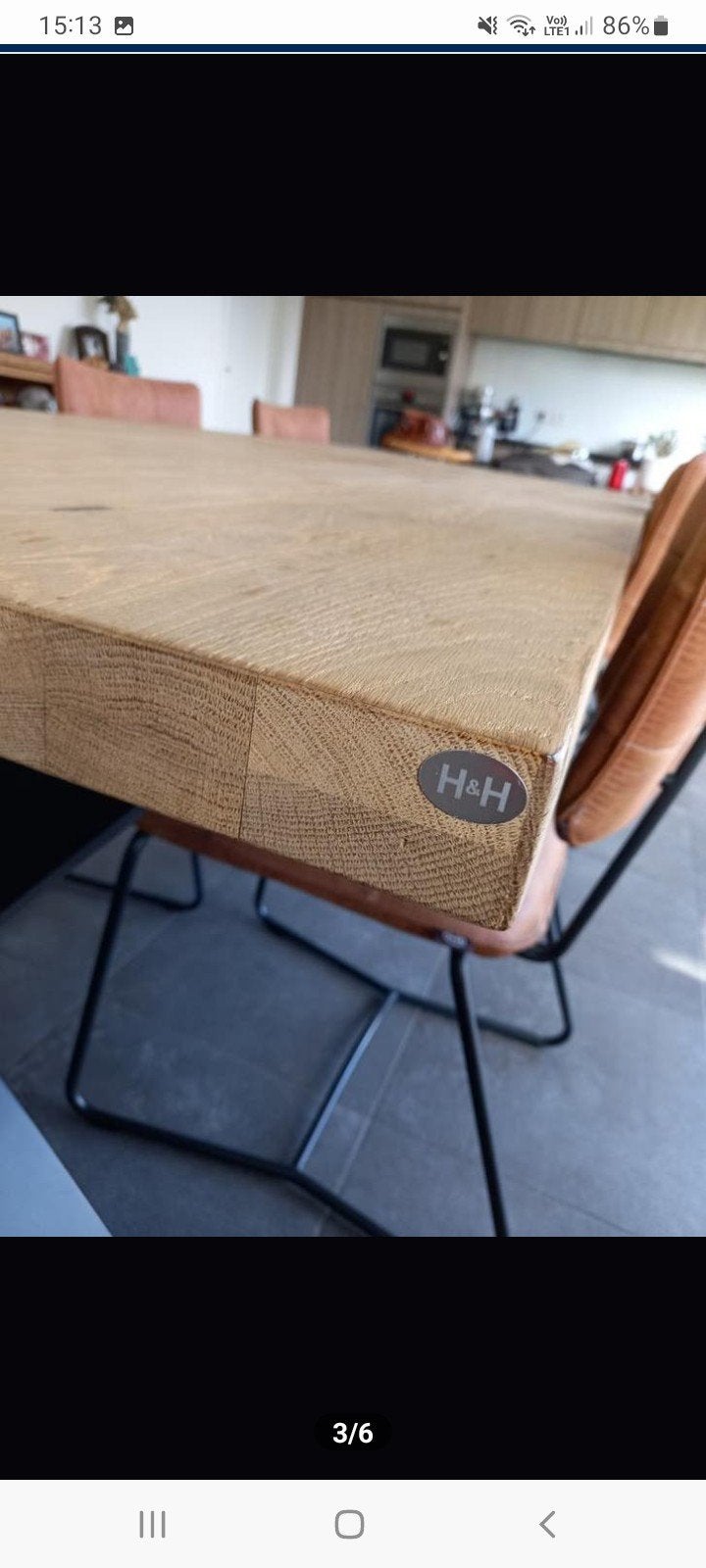 Grote eettafel, Huis en Inrichting, Ophalen