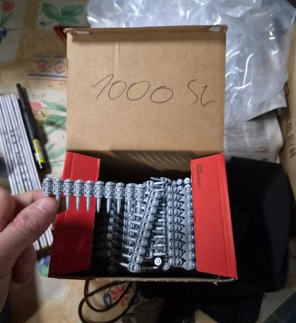 Hilti nagels X-P 24 B3 MX BULK (3x 1000 st.), Doe-het-zelf en Bouw, Ophalen, Nieuw, Minder dan 50 mm, Spijkers