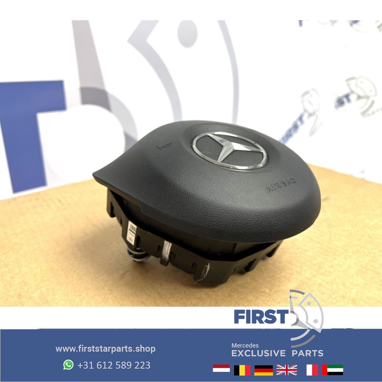 Mercedes AMG STUURAIRBAG W176 W205 W117 W156 W213 W253 W166, Auto-onderdelen, Dashboard en Schakelaars, Gebruikt, -, Ophalen of Verzenden