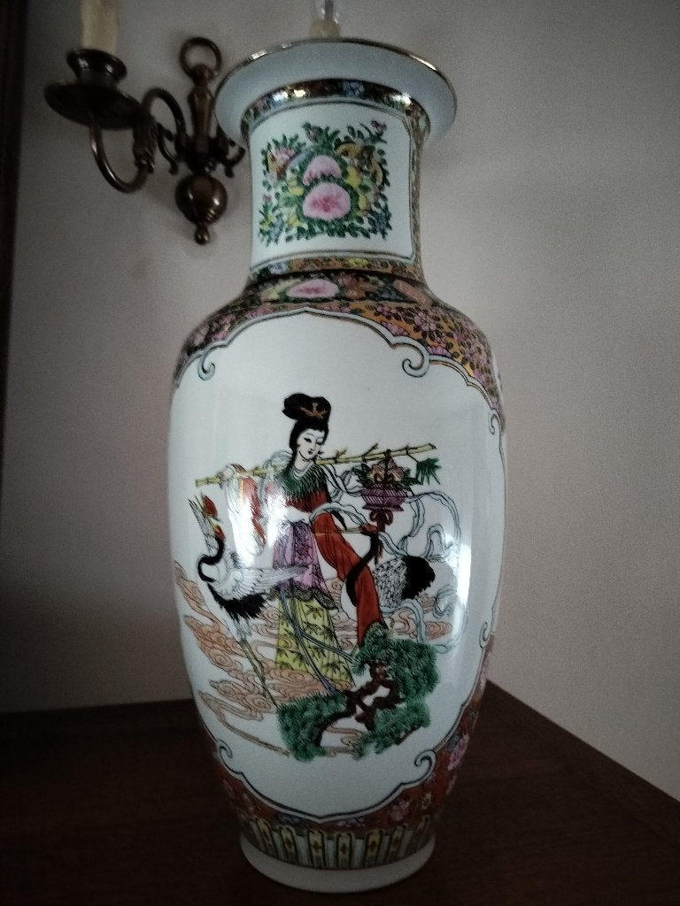 vintage Chinese porseleinen vaas, Enlèvement