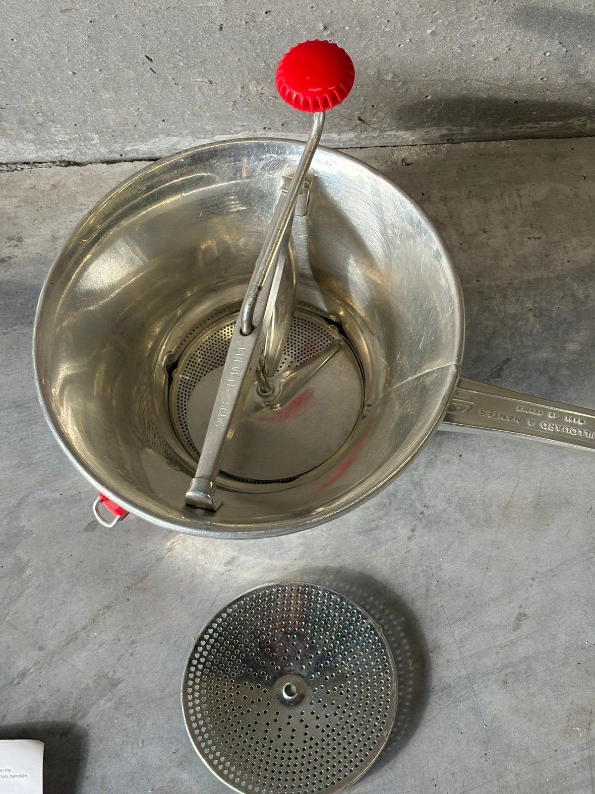 Inox Pureer toestel, Ophalen, Zo goed als nieuw, Inox