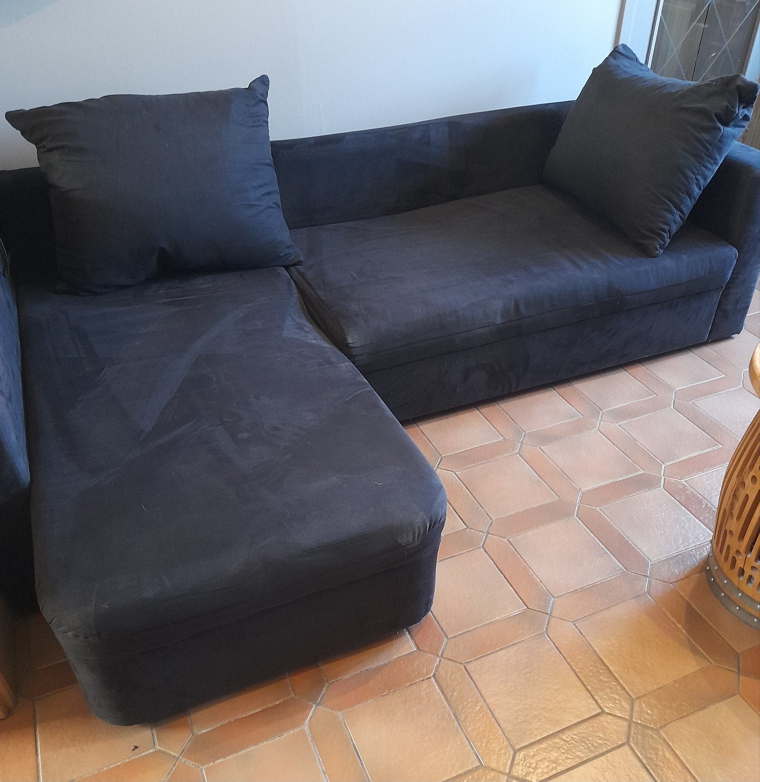 Gratis hoek zetel, Ophalen, Gebruikt, Driepersoons, Basic