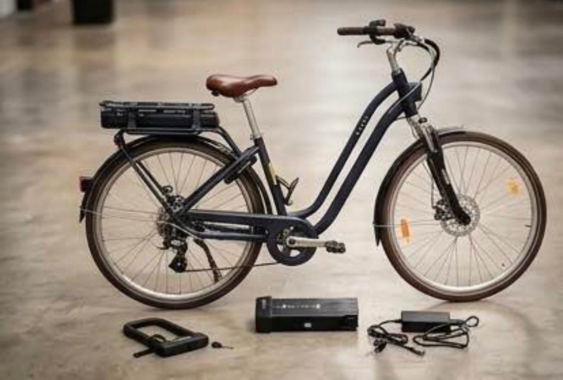 Vélo électrique décathlon 900E, Fietsen en Brommers, Zo goed als nieuw, 50 km per accu of meer, 55 tot 59 cm, Ophalen