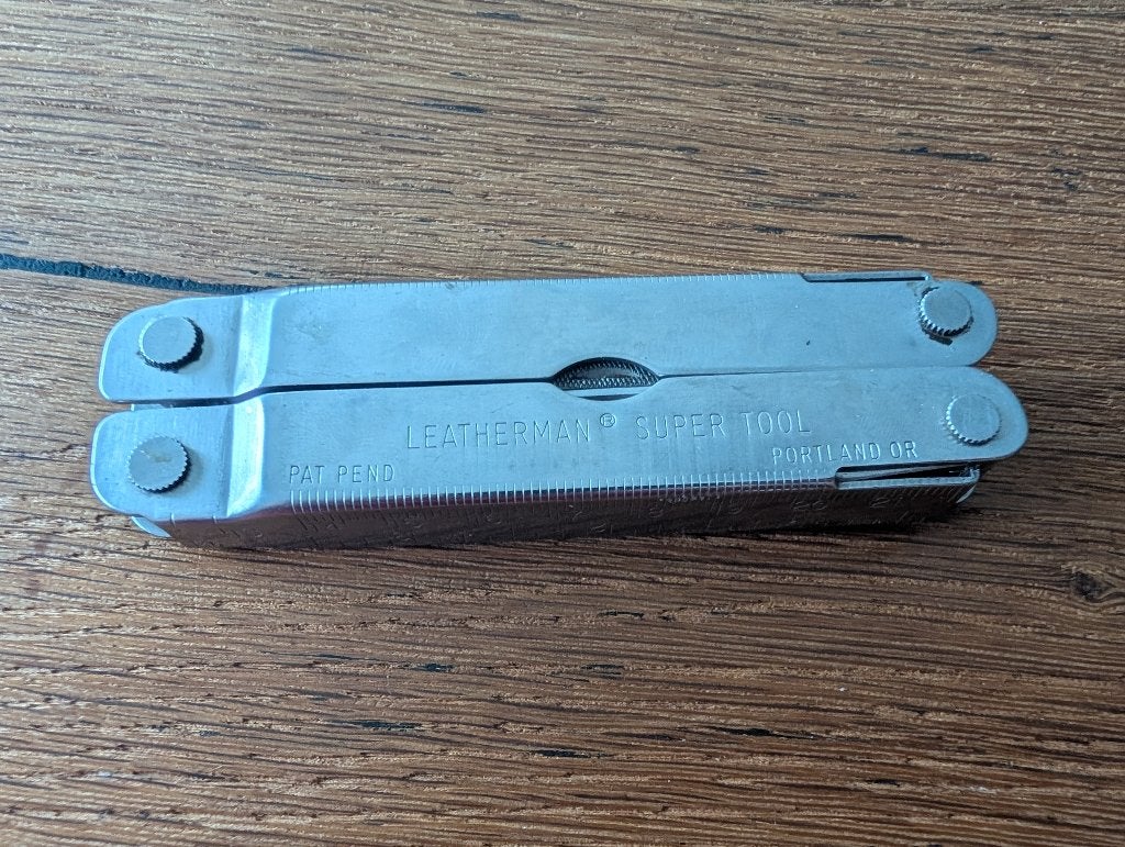 Vintage Leatherman Super tool pad pent multitool, Caravans en Kamperen, Kampeergereedschap, Zo goed als nieuw, Ophalen of Verzenden