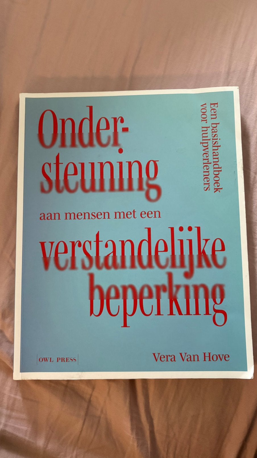 Ondersteuning aan mensen met een verstandelijke beperking, Boeken, Ophalen of Verzenden, Zo goed als nieuw