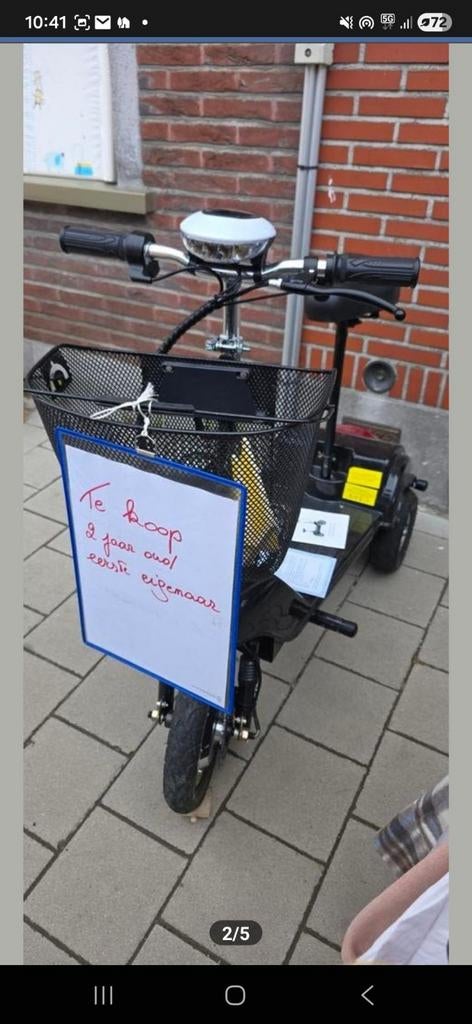 Elektrische scootmobiel €395, Diversen, Overige Diversen, Gebruikt, Ophalen