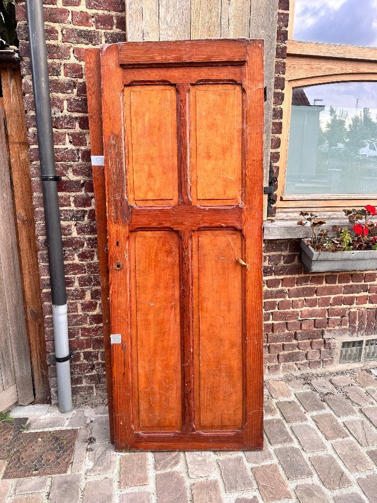 Portes Pitchpine — lot de 3 (bois massif), Enlèvement, Utilisé, Autres essences de bois