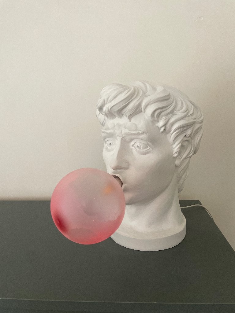 Seletti lamp bubblegum, Maison & Meubles, Blanc, Enlèvement, Utilisé, Lampe d'ambiance