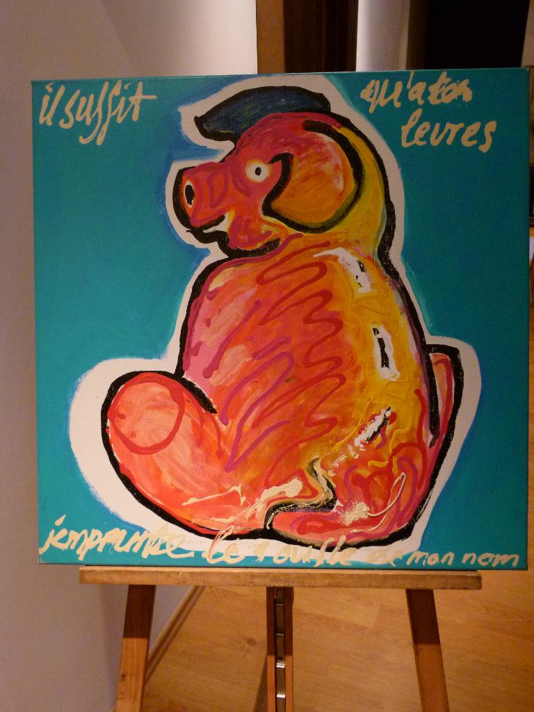 Joyce van Oorschot (1963) Acryl op doek 70 x 70, Ophalen