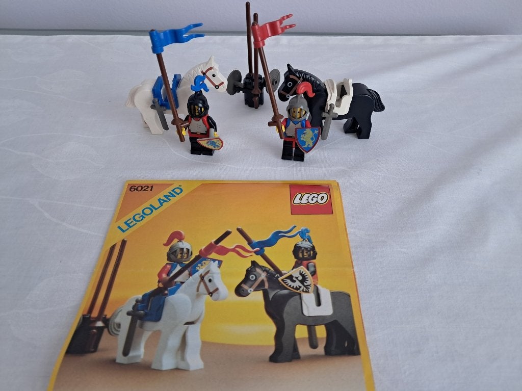 Lego Legoland Jousting Knights 6021 1984, Kinderen en Baby's, Speelgoed | Duplo en Lego, Lego, Inclusief instructies, Ophalen of Verzenden