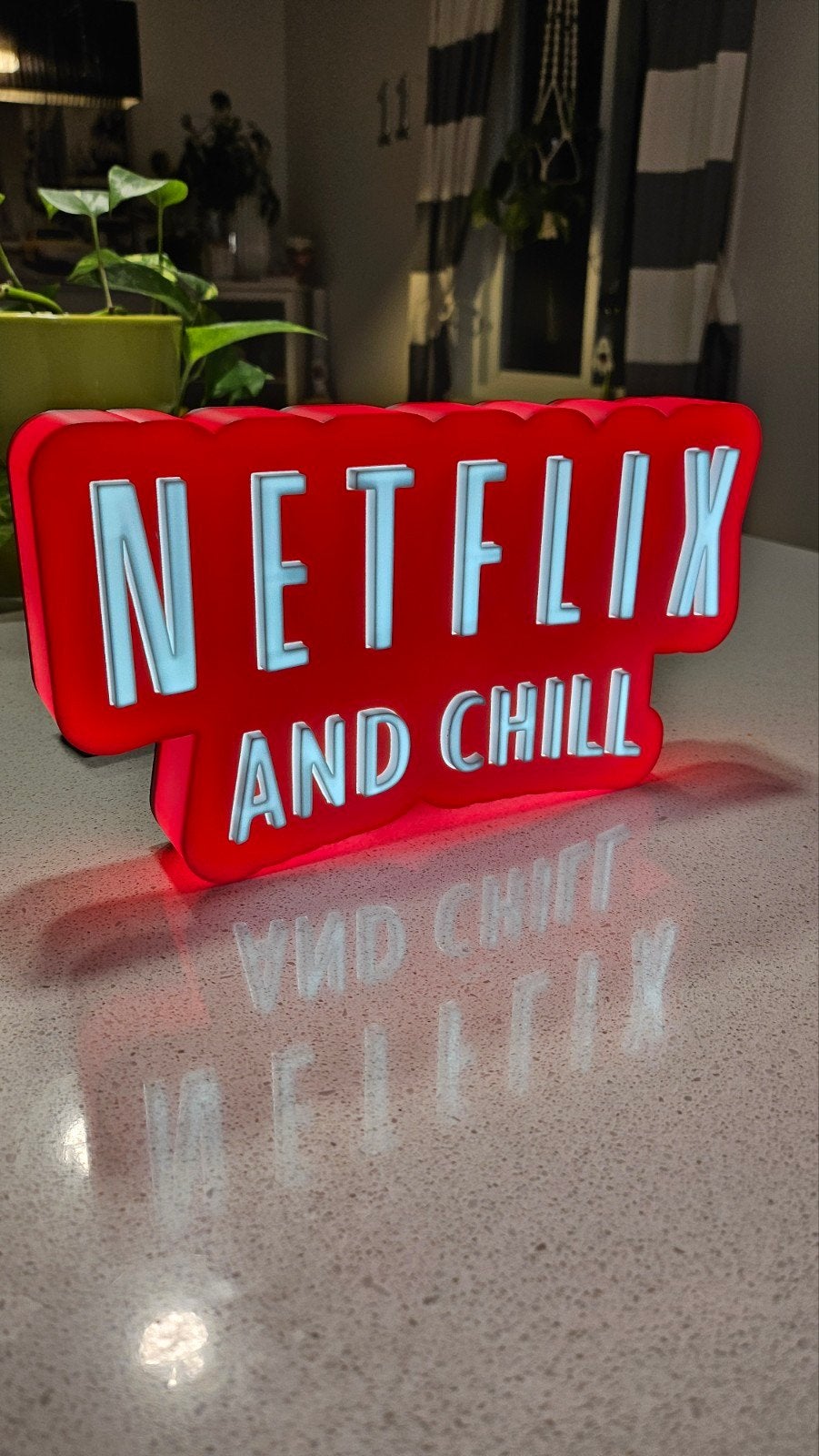 Netflix lichtbak/reclamebord te koop in perfecte staat!, Verzamelen, Ophalen of Verzenden, Nieuw, Lichtbak of (neon) lamp