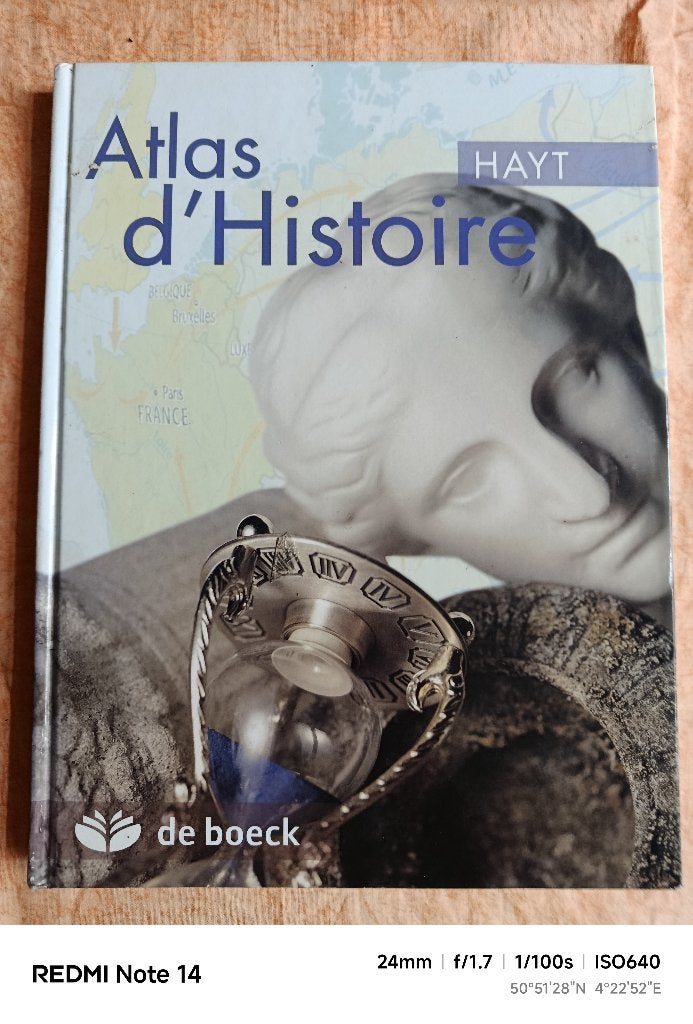 Atlas d'Histoire ISBN 9782804151089 - Couverture rigide, Histoire, Enlèvement ou Envoi, HAYT, Comme neuf