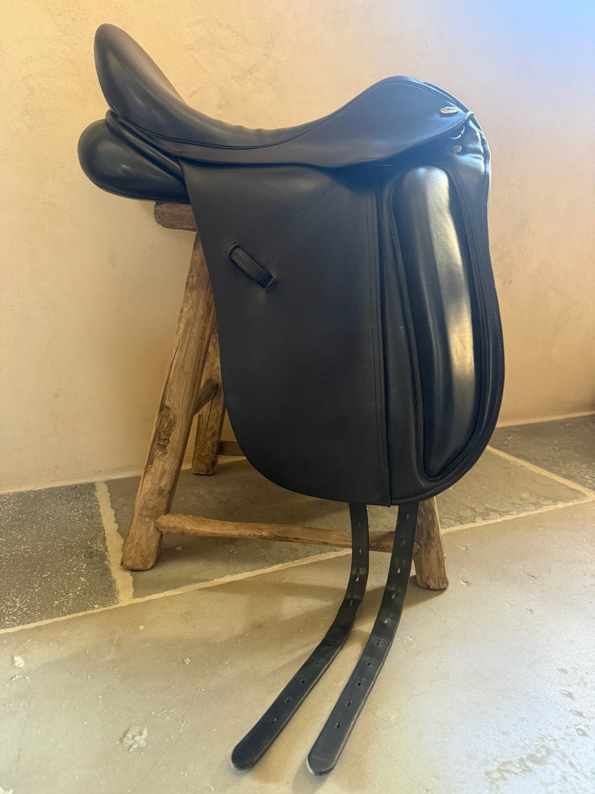 Bjorn Vileyn dressuurzadel Ellen, Dieren en Toebehoren, Ophalen, L (17.5 inch), Dressuur, Diepe zit
