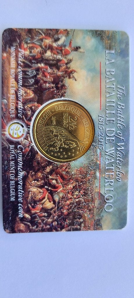 Coincard 2,5€, Ophalen of Verzenden, Metaal, Losse munt