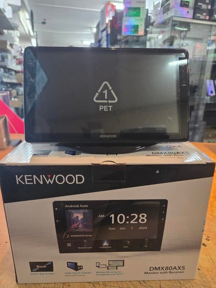 Kenwood DMX80AXS Radio Peugeot 108/Aygo/C1 (2014-2022)