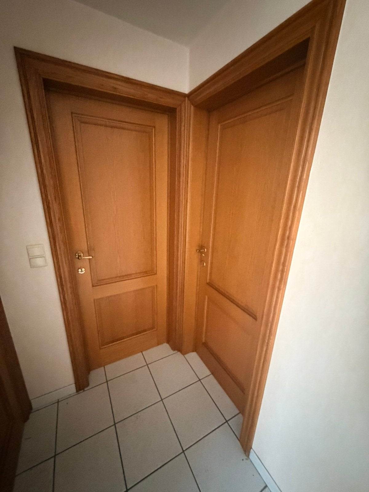 6 portes intérieures en chêne massif avec chambranles, Maison & Meubles, Ancien, Comme neuf, Enlèvement, Chêne