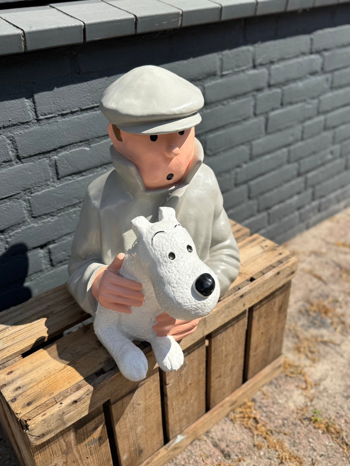 Buste de Tintin et Bobbie, Collections, Enlèvement, Utilisé, Humain