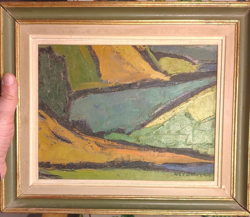 VERCHUREN (1924). Huile sur toile, Antiquités & Art, Enlèvement