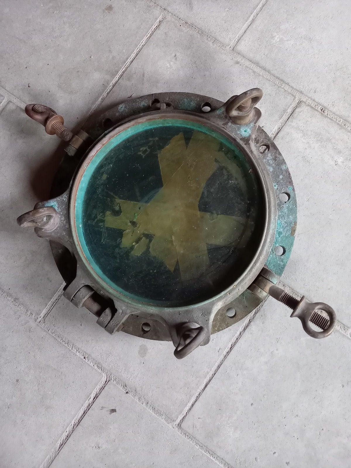 Koperen patrijspoort, Antiek en Kunst, Ophalen