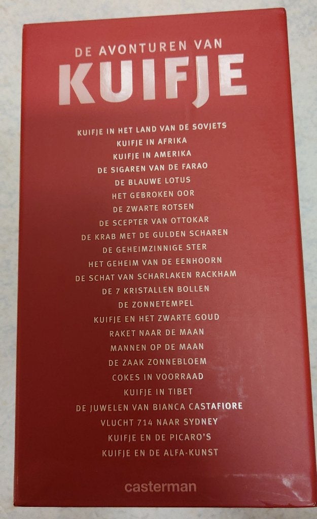 Kuifje box, Boeken, Complete serie of reeks, Ophalen, Zo goed als nieuw, Hergé