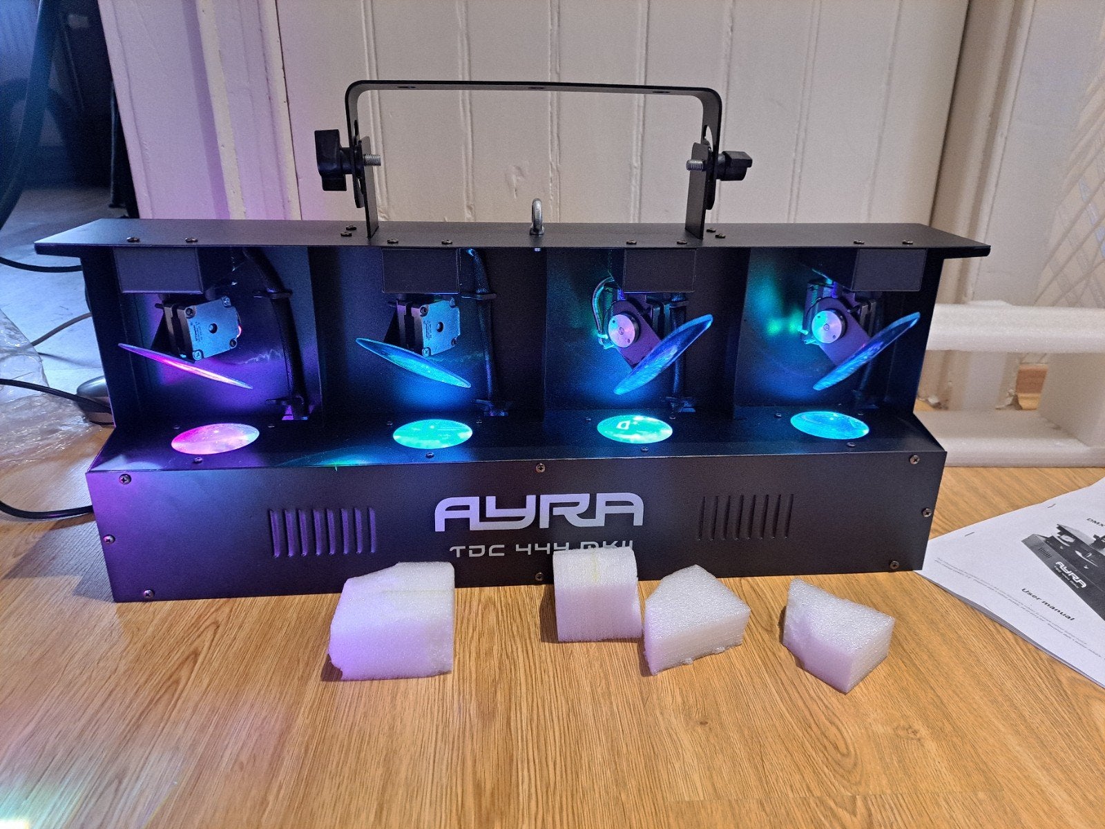 Ayra TDC 444 MKII LED lichteffect – zeer nette staat, Ophalen, Zo goed als nieuw, Licht, Geluidgestuurd