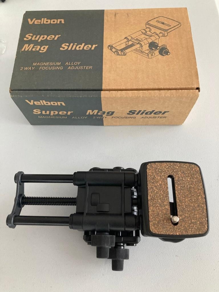 Pour amateur de macrophotographie - Velbon Super Mag Slider, Enlèvement ou Envoi, Comme neuf