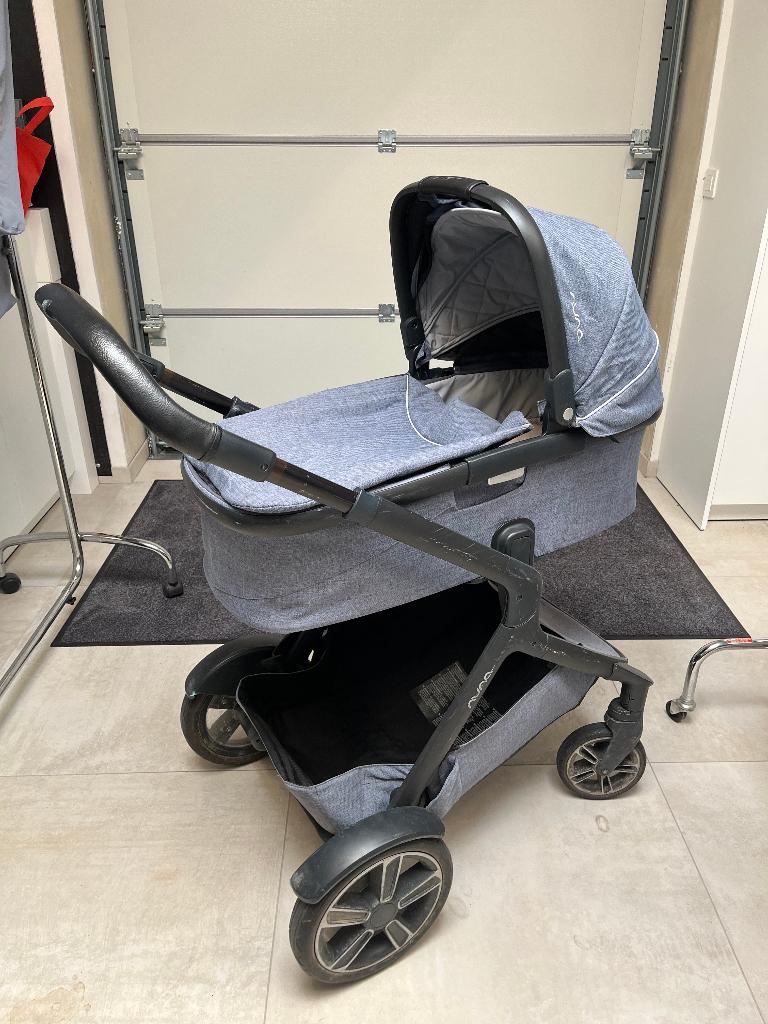 Nuna Demi Grow wieg en kinderwagen, Gebruikt, Verstelbare duwstang, Combiwagen, Ophalen