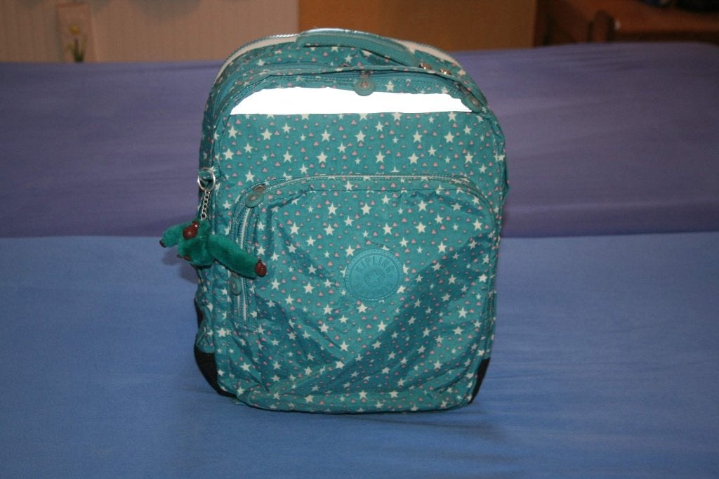 Kipling grote rugzak middelbare school  3 vakken TOP !, Verzenden, Zo goed als nieuw, Rugtas