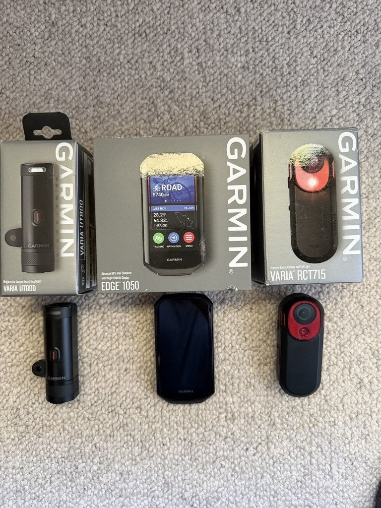 Garmin Edge 1050 fietscomputer met Garmin Light-bundel, Fietsen en Brommers, Fietsaccessoires | Fietscomputers, GPS, Ophalen of Verzenden