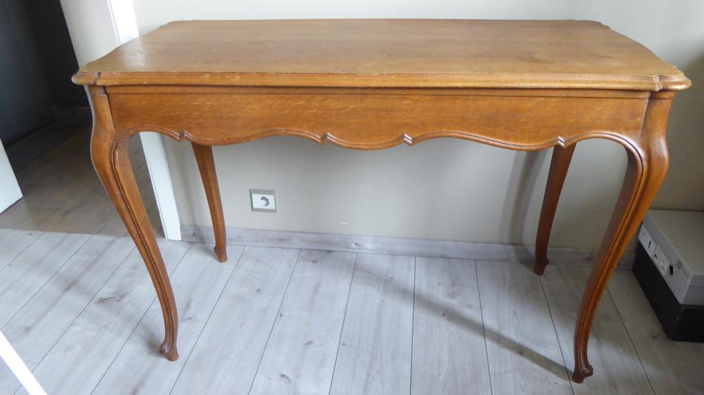 Table console chêne, 100 à 150 cm, Enlèvement, Utilisé, 50 à 100 cm