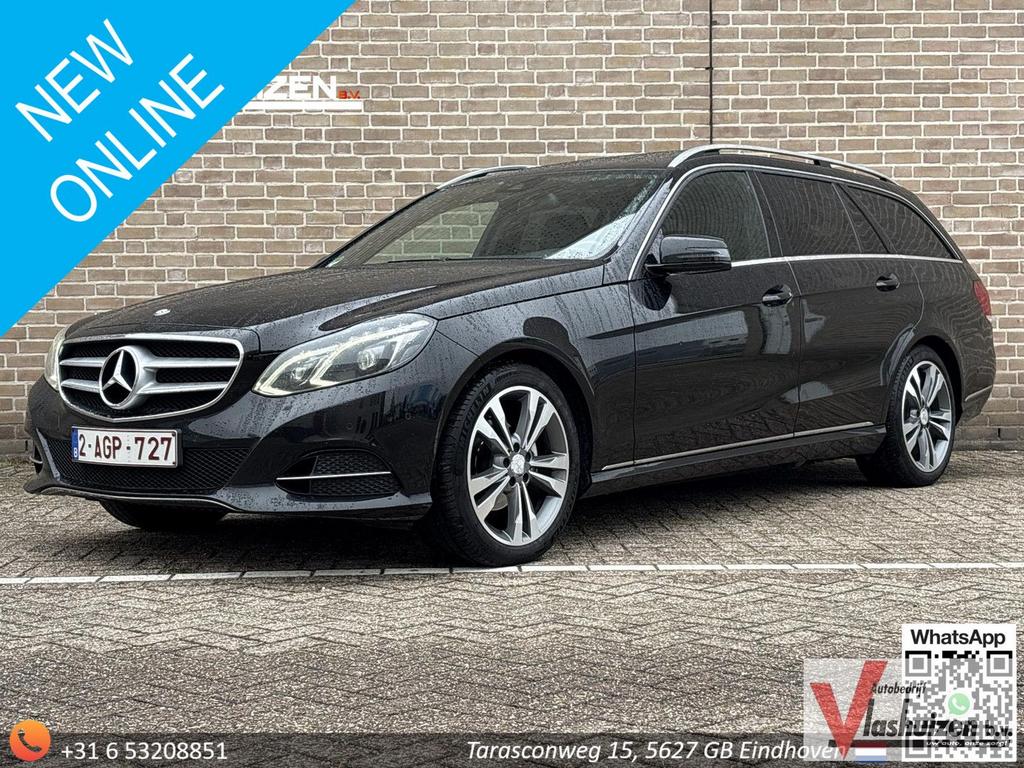 Mercedes-Benz E 200 BlueTEC Ambition | Pano | Stoelverwarmin, Auto's, Mercedes-Benz, Automaat, Zwart, Zwart, Bedrijf