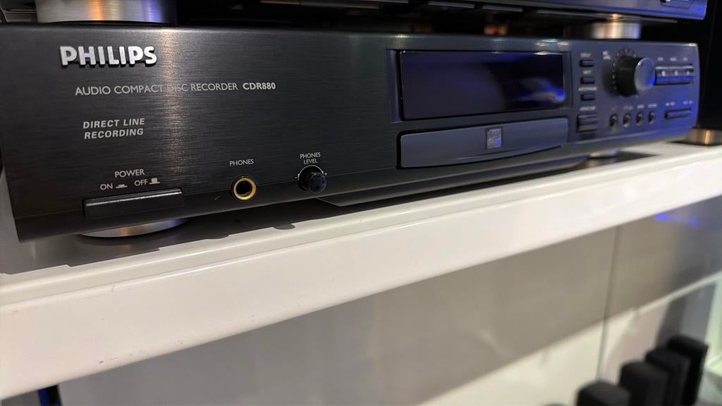 Enregistreur CD Philips CDR880 en bon état, Enlèvement ou Envoi, Comme neuf