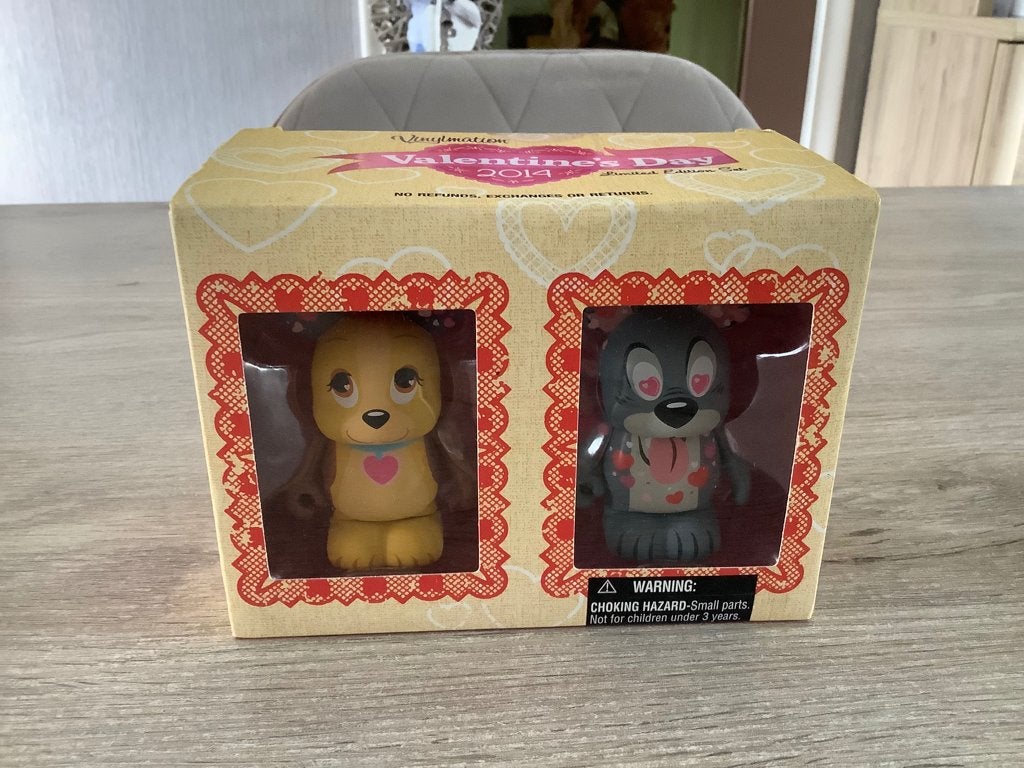 Ensemble de personnages Disney Lady and the Tramp Vinylmatio, Enlèvement ou Envoi, Autres personnages, Neuf, Statue ou Figurine