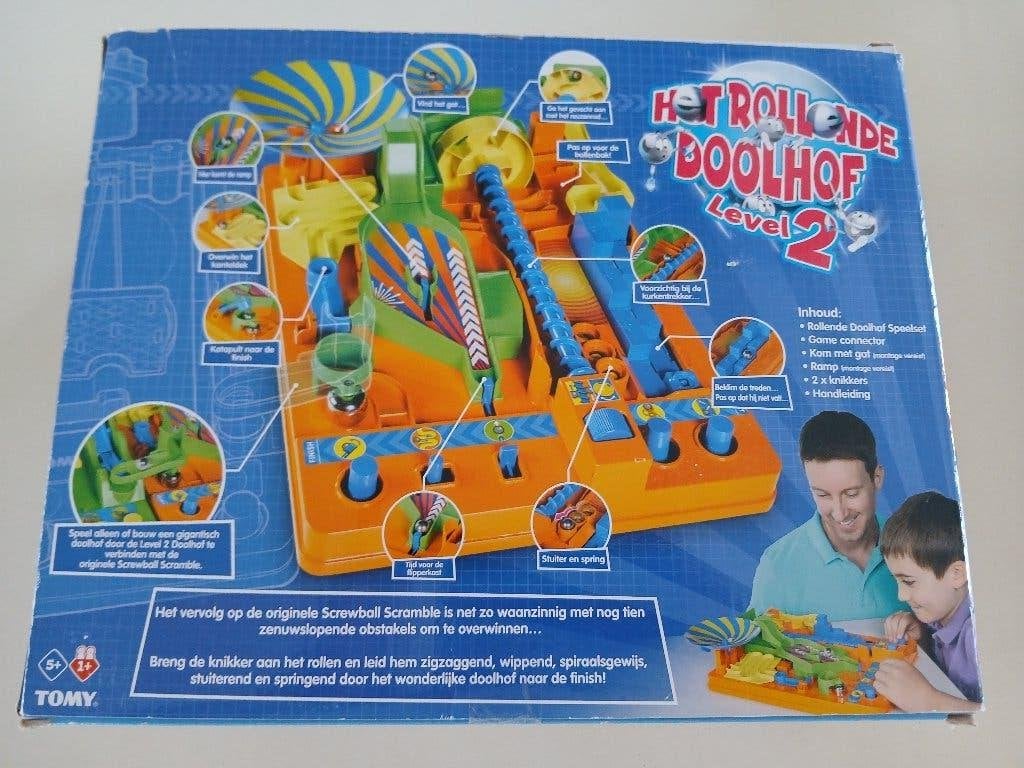 Bordspel het rollende doolhof level2 compleet en nieuwstaat, Hobby en Vrije tijd, Ophalen of Verzenden, Zo goed als nieuw, Tomy