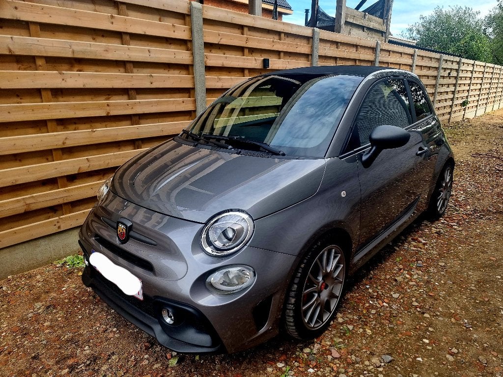 Abarth 695 Turismo Cabrio, Autos, Cuir, Argent ou Gris, Achat, Euro 6
