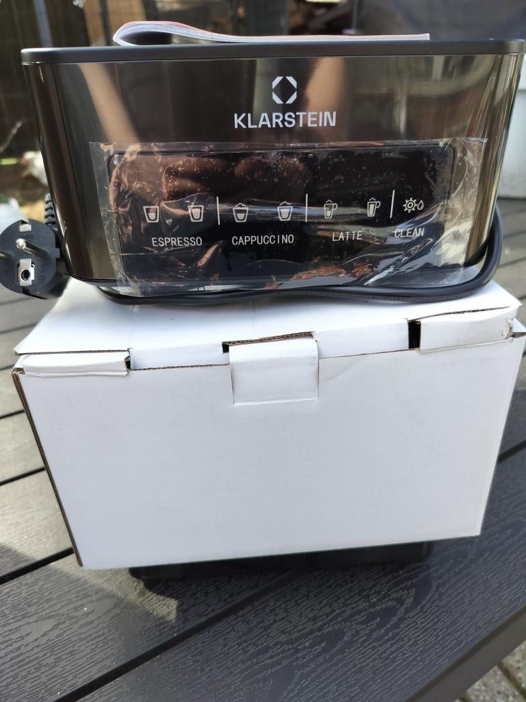 Koffiemachine, Machine à espresso, Réservoir d'eau amovible, Enlèvement, Café moulu