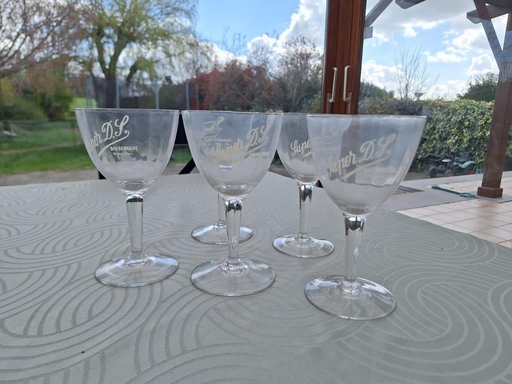 lot 5 ancien verre bière brasserie basecles  Danhaive, Enlèvement