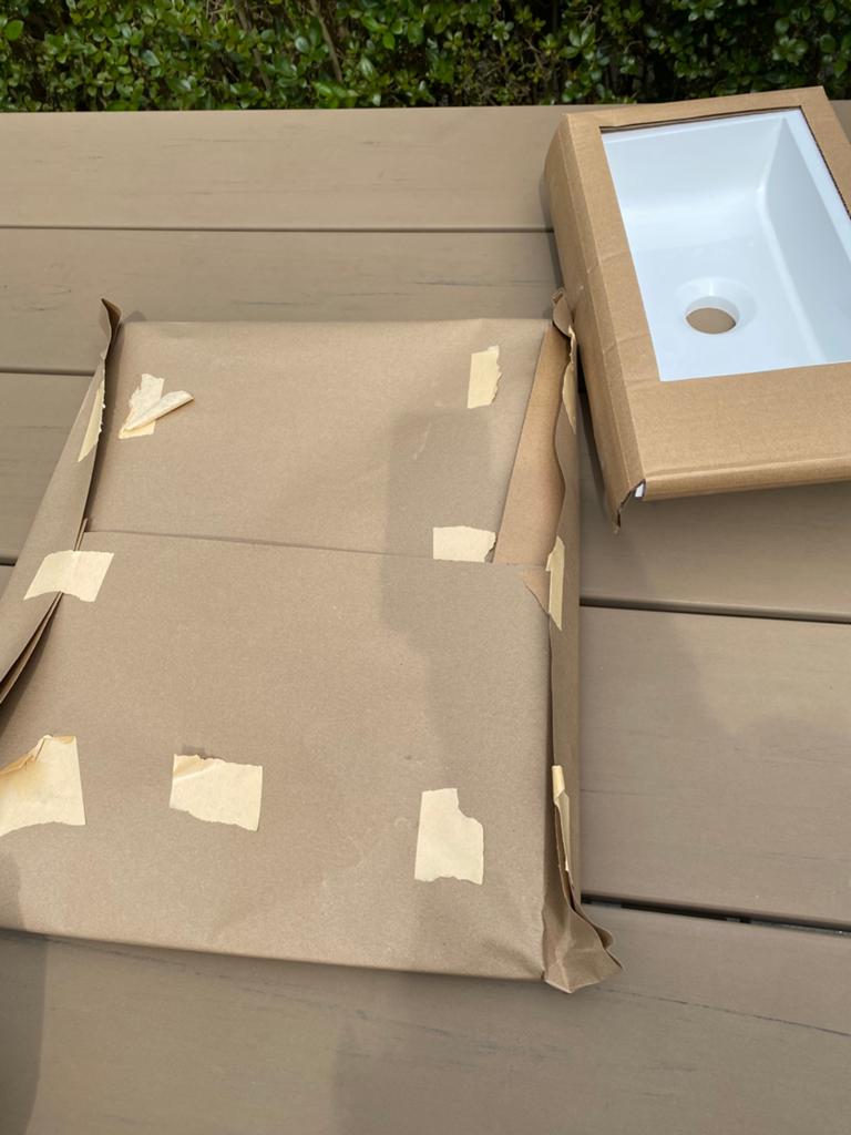 Lavabo + spiegel NIEUW!!, Doe-het-zelf en Bouw, Ophalen, Nieuw, Wastafel
