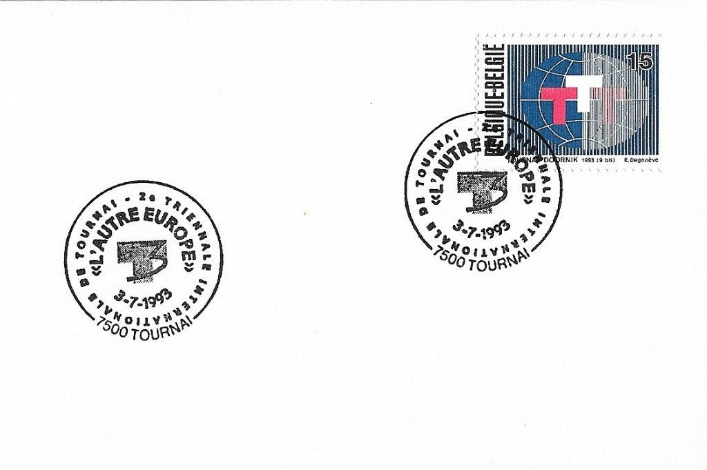 1993 - BELGIQUE - Tissage de tapis FDC [Y&T 2517], Oblitéré, Non oblitéré, Art, Avec enveloppe