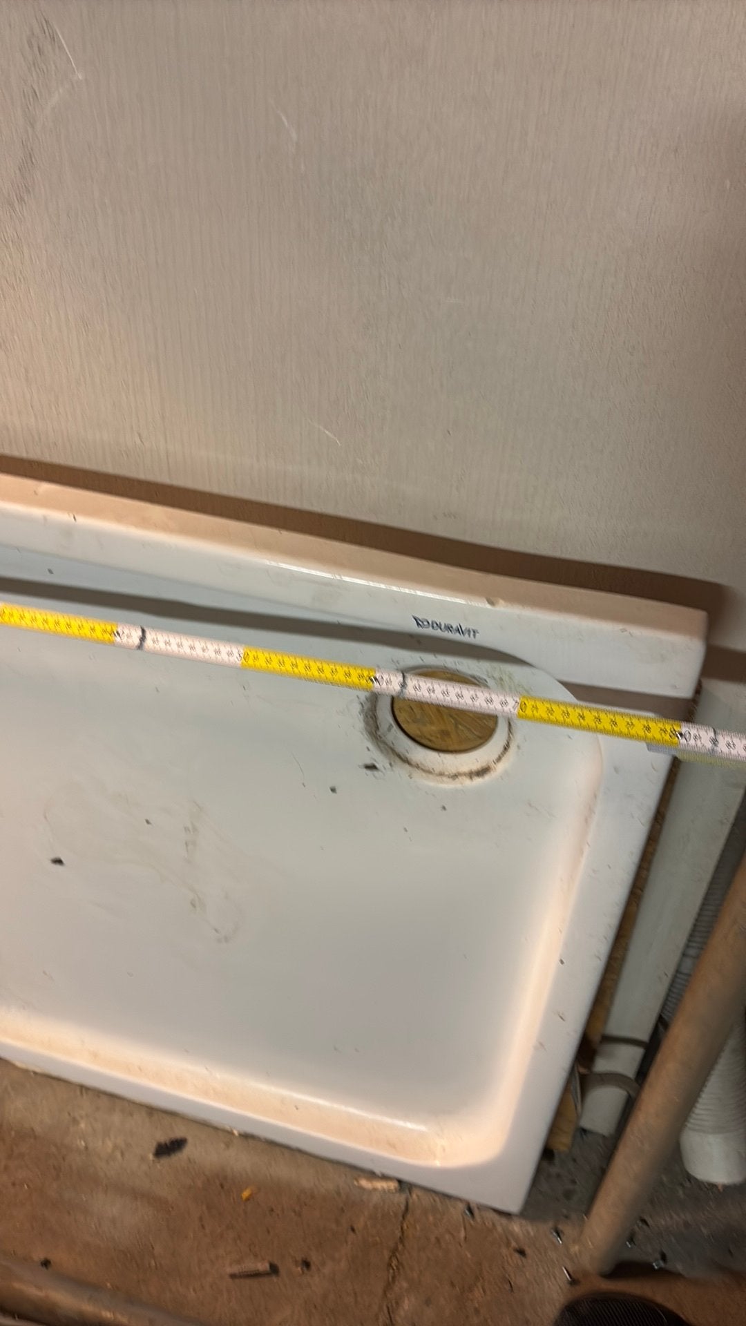 Receveur de douche Duravit 80cm/80cm petit voire photo, Enlèvement, Comme neuf, Douche