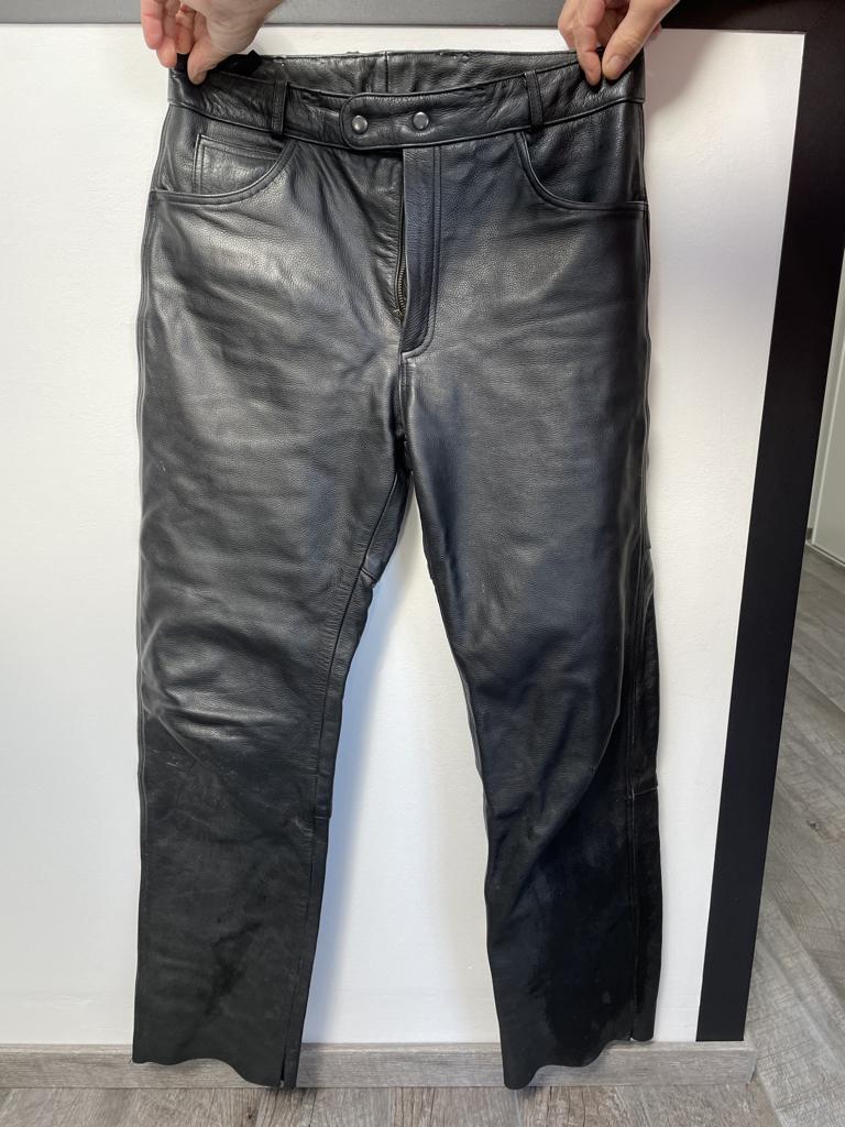 Lederen motorbroek maat 50, Motoren, Kleding | Motorkleding, Ophalen of Verzenden, Tweedehands, Broek | leer