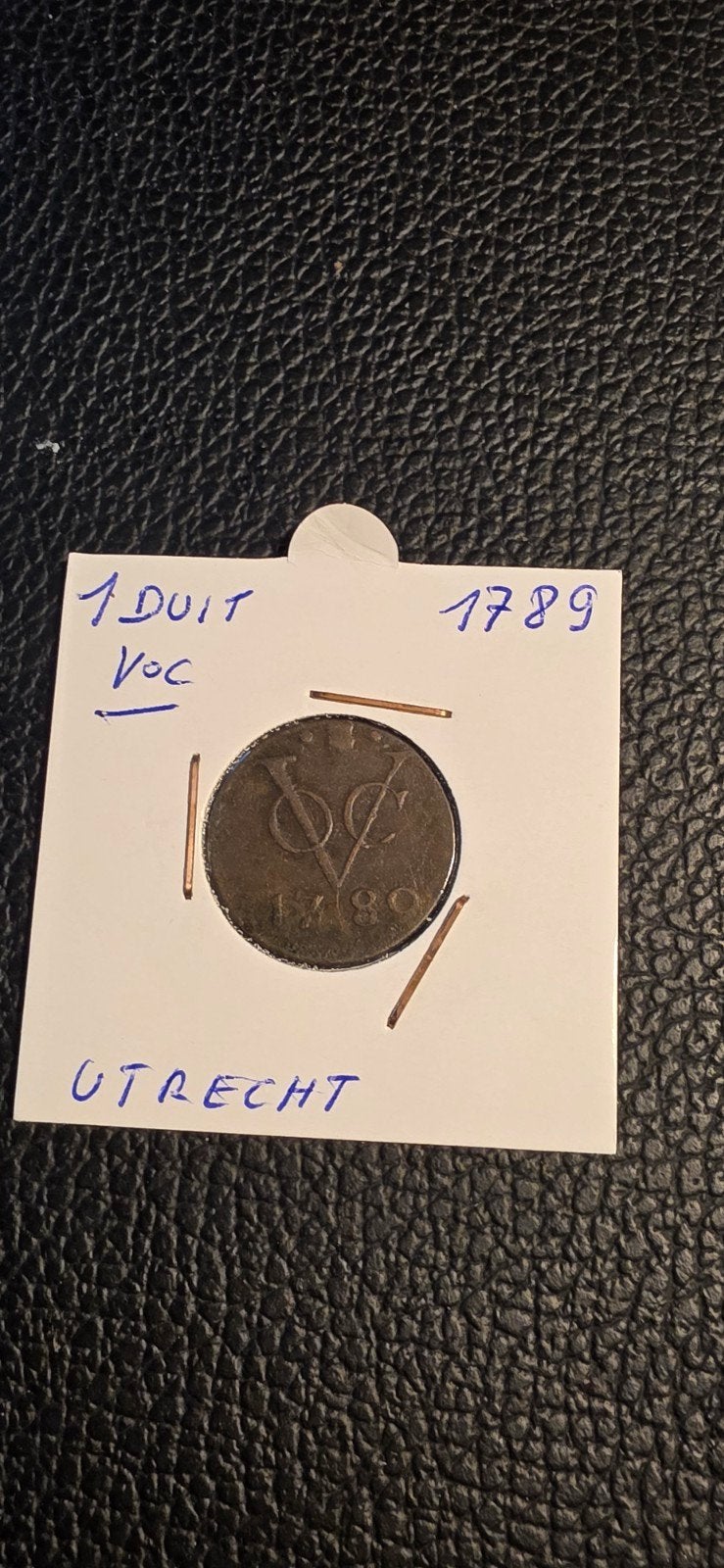 Nederland 1 duit VOC 1789 Utrecht, Postzegels en Munten, Munten | Nederland, Ophalen of Verzenden
