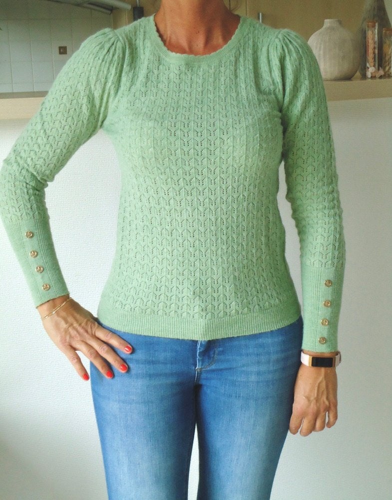 Pull vert pâle, Vêtements | Femmes, Enlèvement ou Envoi, Comme neuf, Taille 36 (S)