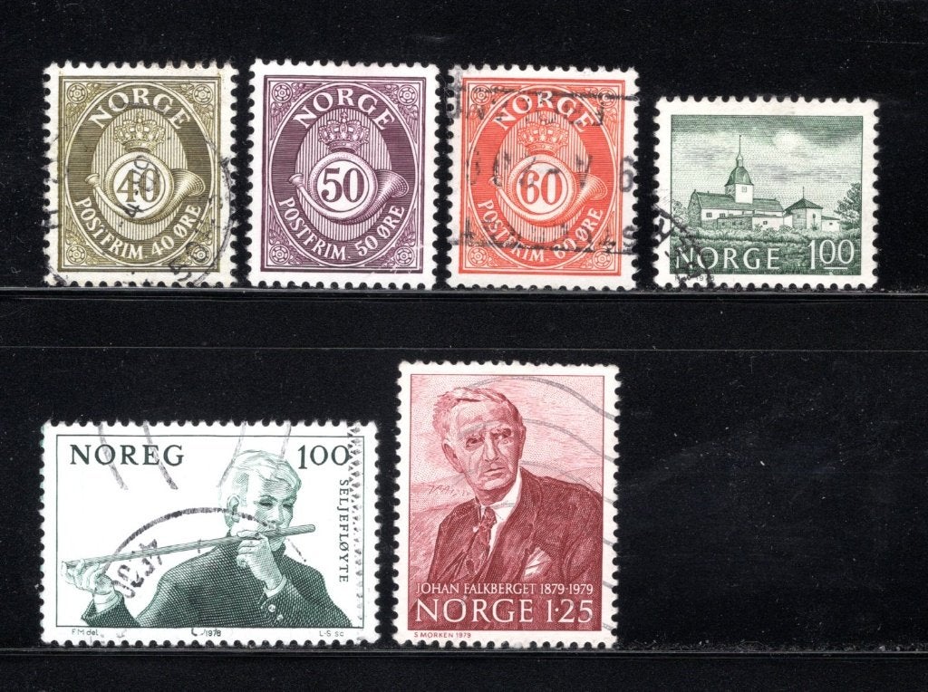 NORVÈGE Lot 1978 estampillé, Timbres & Monnaies, Timbres | Europe | Scandinavie, Envoi, Norvège, Affranchi