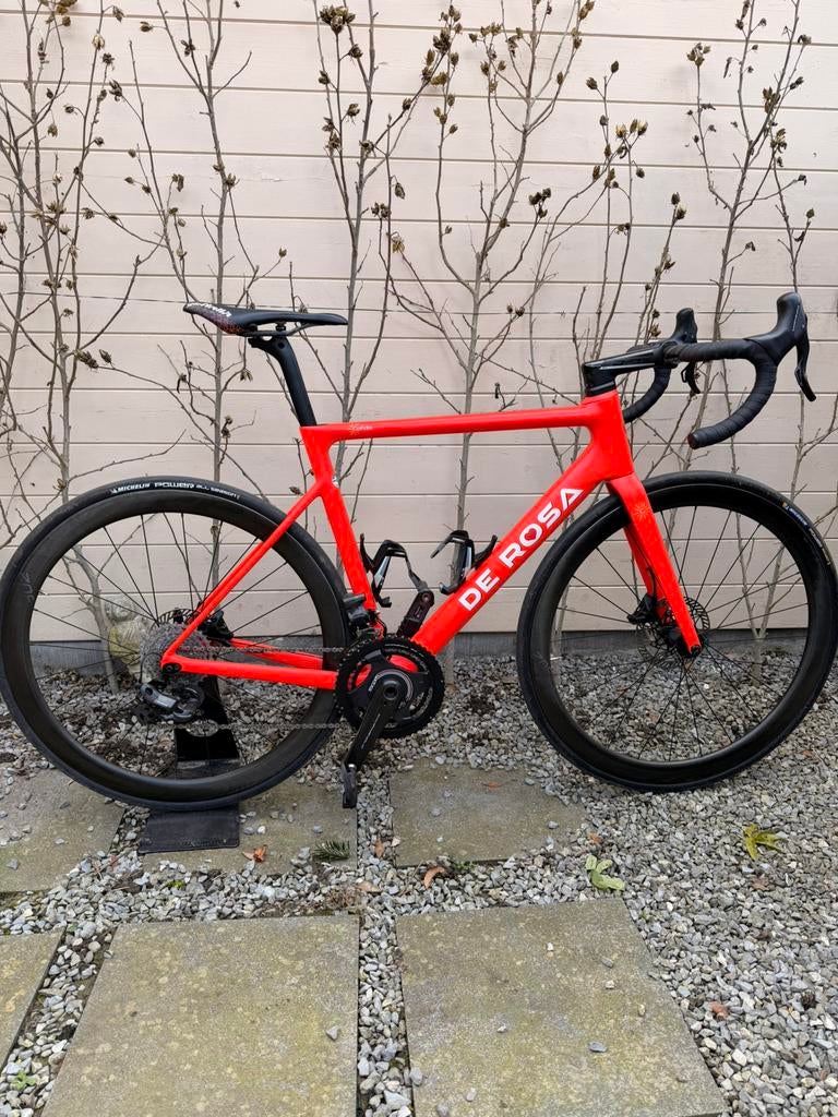 De Rosa Merak nieuwprijs €11.000!, Vélos & Vélomoteurs, Vélos | Vélos de course, Comme neuf, Autres marques, Carbone, 53 à 57 cm